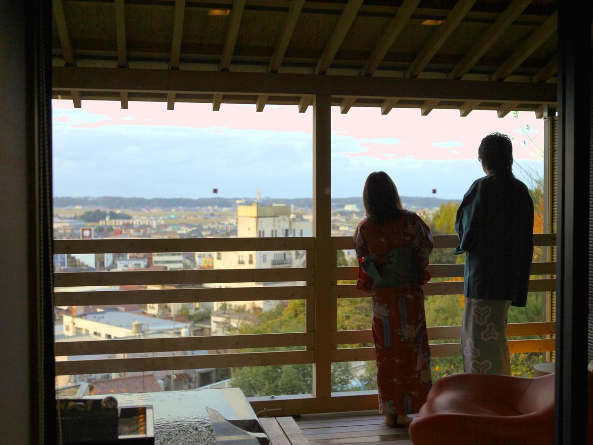 Yamashiro Onsen Midori No Yado Bansyoukaku Otel Kaga  Dış mekan fotoğraf